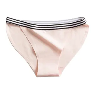 new pink cotton low waist underwear girls sports breathable underwear hipster popular women briefs