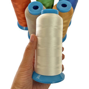 Hilo de coser de nailon de alta resistencia Tex70 210D/3 Color marrón N6 N66 para zapatillas de cuero - Product Image 1