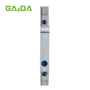 <span class=keywords><strong>GA</strong></span>&DA Lampe indicatrice LED industrielle modulaire GDMSL-1-B Montage sur rail DIN 35 mm 24 V 230 V AC/DC Protection IP20 PC ignifuge - Product Image 2