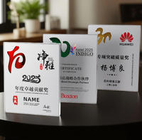 Nouvelle conception – Plaque d'honneur personnalisée, ornement de bureau, trophée d'entreprise gravé, souvenir, plaque de certificat de concours