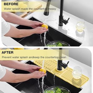 <span class=keywords><strong>Tapis</strong></span> anti-goutte en silicone pour robinet, protection de comptoir anti-éclaboussures pour évier, <span class=keywords><strong>tapis</strong></span> auto-drainant pour <span class=keywords><strong>cuisine</strong></span> et salle de bain - Product Image 5