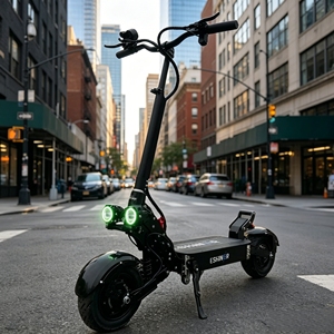 Scooter Eléctrico Geofought para Adultos, 60V 30-40AH, Doble Tracción, Neumático de 11 Pulgadas, Suspensión Hidráulica, Todoterreno, Plegable, con Certificación CE - Product Image 1