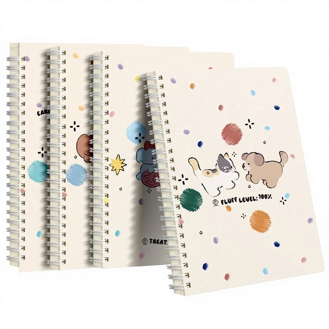 Custom Logo A5 Hardcover Notepad Imitation Leather Retro Notebook 60 Sheets Professional Stationery Business Gift