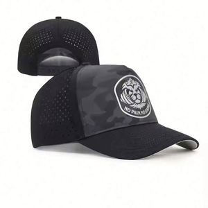 Casquette de baseball flottante HS41 en maille polyester/coton avec logo personnalisé, imperméable et performante pour le cyclisme et les activités de plein air - Product Image 2