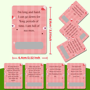 Jeux de cartes de rencontre créatifs Couples Cartes à gratter pour adultes Interactions papier amusantes pour les familles - Product Image 5