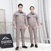 Ensemble de vêtements de travail de protection avec logo personnalisé, uniforme en coton pur, combinaison ignifuge épaisse, veste antistatique, vêtements de travail
