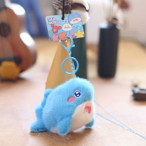 ของเล่นตุ๊กตาสัตว์ทะเลน่ารักจากซ่งซาน ตุ๊กตาแมงกะพรุน ปู กุ้งมังกร ปลาหมึก <span class=keywords><strong>ปลาวาฬ</strong></span> พวงกุญแจ ของตกแต่งกระเป๋า ของขวัญ - Product Image 5
