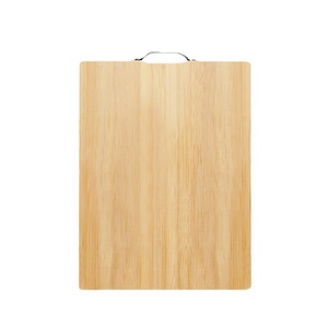 Planche à découper en bambou rectangulaire, bloc de découpe en bois massif pour la cuisine avec poignée, antibactérien, anti-moisissure, durable, facile à nettoyer - Product Image 4