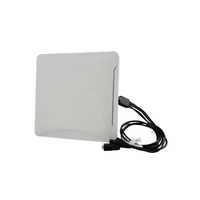 Lector RFID UHF PoE de 8m con RS232, RS485, TCP/IP, Material ABS, Módulo IMPINJ E710, Alcance de 0-20m para Gestión de Estacionamientos y Vehículos