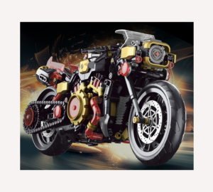 1:8 <strong>Transform</strong> Motorcycle <strong>Robot</strong> Building Block Set Container Box Harley Similar Black Super <strong>Transformation</strong> Giant <strong>Robot</strong> Moc Sets - Product Image 2