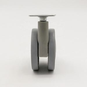 75mm grau PP Hoch leistungs möbel Rollen <span class=keywords><strong>60mm</strong></span> Tisch rollen für Stuhl Schrank Krankenhaus Schule Wohnzimmer Küche Verwendung - Product Image 4