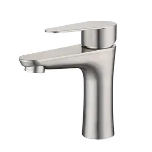 Face Basin Faucet Factory Supplier Bathroom Taps And Mixers Cold and Hot Water 304 Stainless Steel Sink Faucet