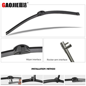 Escobillas Limpiaparabrisas Sin Marco Gaojie para Mercedes-Benz Clase CL W216 2006-2016, Goma con Ángulo de Raspado de 180 Grados - Product Image 1