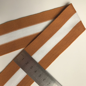 Đầy Màu Sắc Sọc Ban Nhạc Đàn Hồi 2 Inch <span class=keywords><strong>Jacquard</strong></span> Đàn Hồi <span class=keywords><strong>Webbing</strong></span> Cho Eo Túi Hành Lý Dây Đeo - Product Image 3