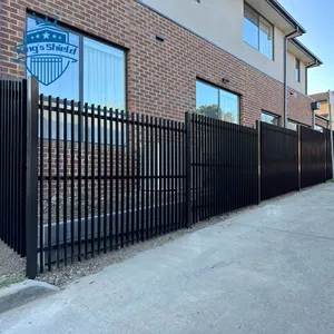 Lame en aluminium verticale imperméable à l'eau de conception populaire clôture de clôture antirouille clôture de jardin