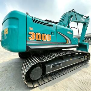Excavadora de cadenas Kobelco SK300D usada, excavadora hidráulica de 30 toneladas, buen estado, pocas horas de trabajo, para construcción y minería. - Product Image 1