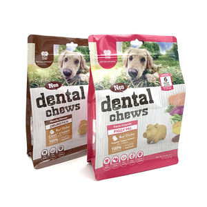 High End Flat Bottom Gusseted Mylar Bags Expandable Pouches for 6x9 <strong>Pet</strong> Food Storage - Product Image 3