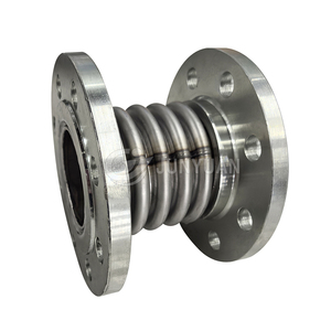 Junta de Expansión de Goma de Doble Esfera <span class=keywords><strong>PN</strong></span> 10/16, Conector Flexible de Hierro Tipo Unión, Junta de Expansión Roscada de 50 mm, Zincada - Product Image 2