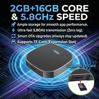 Adaptador Inalámbrico 2026 para Android Auto y Apple CarPlay, Doble WiFi, Plug and Play, Caja Inteligente con IA, con YouTube, Netflix, IPTV y TikTok