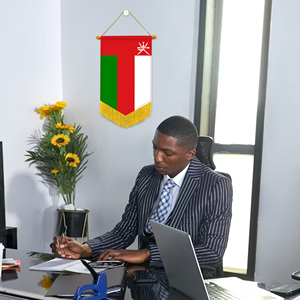 Wholesale Mini Pennant Car Flags 20x30cm Oman Wall Decor <b>Small</b> Ornaments Hanging Digital Printing Satin Material - Product Image 5