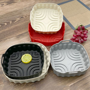 Feixiong OEM Doublure en silicone antiadhésive pour friteuse à air, doublure de poêle à frire réutilisable, doublure ronde carrée pour friteuse à air, tapis en silicone pour pot et four - Product Image 5