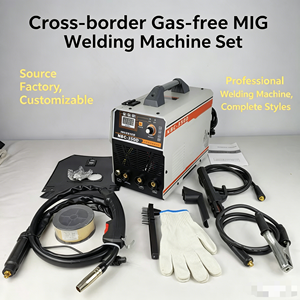 Soudeuse MIG <span class=keywords><strong>sans</strong></span> <span class=keywords><strong>gaz</strong></span> 3-en-1, machine à souder multi-processus portable à double tension 110V/220V pour usage domestique - Product Image 2