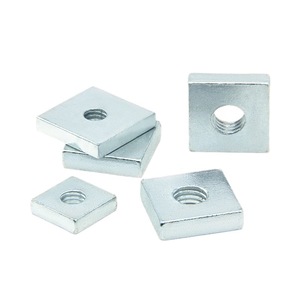 Dado Rettangolare Scorrevole in Acciaio Inox 304 M4 M5 M6 M8 M10 per Profilo in Alluminio a 10 Scanalature, Acciaio al Carbonio Zincato - Product Image 2