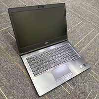 Harga murah untuk laptop bisnis bekas Fujitsu U749 i5-8gen 8g 256G SSD 14 inci, komputer kantor ringan dan portabel untuk mahasiswa.