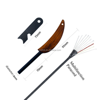 Bras en acier de survie, 1 paire, baguettes en métal l'oreille, avec bracelet, étanche, silex, pour votre Camping, randonnée et équipement de randonnée