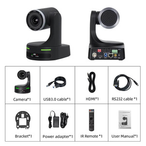กล้อง 4K UHD AI PTZ USB3.0 LAN 3G-SDI NDI สำหรับถ่ายทอดสด พร้อมซูมออปติคอล 20 เท่า กล้องวิดีโอ 4K UHD /1080P HD AI PTZ สำหรับการถ่ายทอดสด - Product Image 4