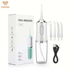 Hydropulseur dentaire portatif rechargeable par USB de 220ml pour l'irrigateur oral 4 bouts de dents - Product Image 6