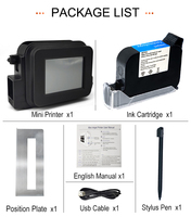 Printer Inkjet Mini Grosir untuk Semua Permukaan, Printer Mini untuk Cetak Tanggal di Keramik