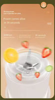 Petit appareil de cuisine, machine à jus portable, extracteur de jus d'orange frais, blender portable, presse-agrumes électrique
