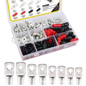 Terminales de Anillo para Ingeniería Química, Calibre 14, Cobre Puro, Tipo de Crimpado SC, Termocontraíbles, 240 Piezas - Product Image 4