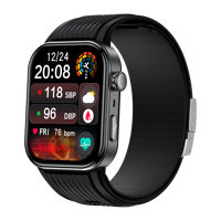 Reloj Inteligente de Lujo para Hombre, Monitor de Actividad Física, Frecuencia Cardíaca, Presión Arterial, Oxígeno en Sangre, ECG, Reloj Deportivo, Responde Llamadas