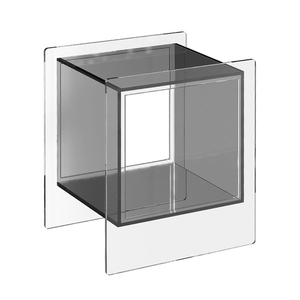 Transparent <b>Bedside</b> Cabinet, Free Installation, Simple Acrylic Cabinet, Light Luxury, High-End Nordic <b>Storage</b> Cabinet - Product Image 4