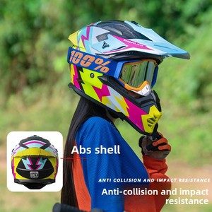 Motosiklet Kaskı Tüm Mevsimler İçin Nefes Alabilen Tam Yüz Off Road Kaskı Erkekler Kadınlar İçin Motosiklet Dağ Bisikleti Trail Sürüşü - Product Image 5
