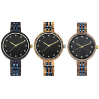 Penjualan Langsung Pabrik Jam Tangan Wanita Quartz Gaya Retro Antik Berkualitas Tinggi dengan Kotak Kayu Desain Baru Bisnis Modis.