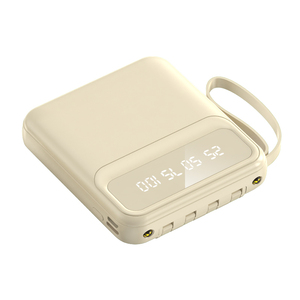 Batterie externe 10000 mAh avec câbles intégrés, vente en gros, Power Bank intelligent pour téléphone portable, Power Bank coloré et mini pour téléphone - Product Image 4