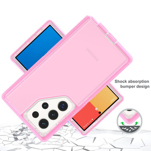 Bán Buôn Điện Thoại Di Động Trường Hợp Đối Với Samsung <span class=keywords><strong>Galaxy</strong></span> S25 S24 S23 S22 S21 Siêu 6.9 Inch Trong Suốt Nhiệm Vụ Nặng Nề 3 Trong 1 Chống Sốc Bìa - Product Image 6