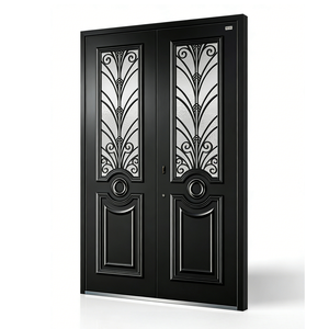 Puerta <span class=keywords><strong>de</strong></span> Aluminio Fundido Resistente a la Intemperie, Estilo Americano, <span class=keywords><strong>Precio</strong></span> <span class=keywords><strong>de</strong></span> Fábrica, para Exteriores Residenciales, Personalizada, Clásica - Product Image 6