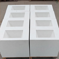 Brique réfractaire en corindon et mullite Rongsheng, résistante aux chocs thermiques et à la compression élevée, utilisée pour les fours industriels thermiques