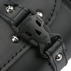 Universale moto E accessori per bici lato anteriore Mini Barrel Fork Tool <span class=keywords><strong>borsa</strong></span> da manubrio per <span class=keywords><strong>Ducati</strong></span> Suzuki Yamaha XVS 400 - Product Image 2