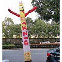 Publicité gonflable : Hot-dogs, hamburgers, pizza, danseur aérien, figurine gonflable
