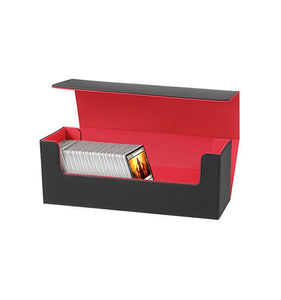 Multifuncional magnético MTG TCG 400 caja de almacenamiento de escritorio de tarjeta de una sola manga caja de cubierta de cuero PU para juegos de cartas coleccionables - Product Image 1