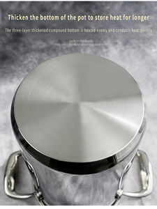 Pot à pâtes en acier inoxydable de qualité alimentaire Offre Spéciale ensemble de casseroles à nouilles poêle à frire profonde avec passoire pot d'<span class=keywords><strong>asperges</strong></span> <span class=keywords><strong>pour</strong></span> la cuisine à domicile - Product Image 4