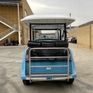 Voiturette de golf classique à énergie nouvelle 6 places, véhicule de quartier pour le tourisme ou le transport de passagers - Product Image 1