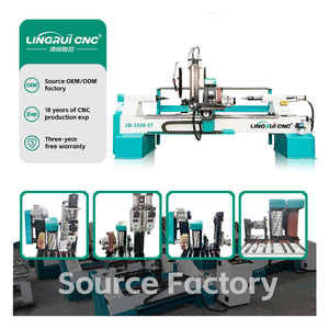 Máy tiện <span class=keywords><strong>CNC</strong></span> năm bước để gia công và chạm khắc các hình dạng gỗ khác nhau phù hợp cho sản xuất đồ nội thất - Product Image 1