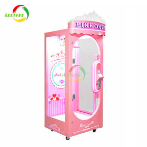 Makinas à pièces rose Date ciseaux coupe prix cadeau Machine coupe <span class=keywords><strong>2</strong></span> gagner griffe Machine gros jouets en peluche ciseaux Machine <span class=keywords><strong>de</strong></span> <span class=keywords><strong>jeu</strong></span> - Product Image 4