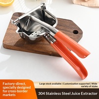Presse-agrumes manuel multifonctionnel en acier inoxydable 304, presse-fruits et pastèques portable pour la maison